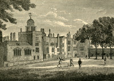 Charterhouse - The Quadrangle, c1872. af Unbekannt