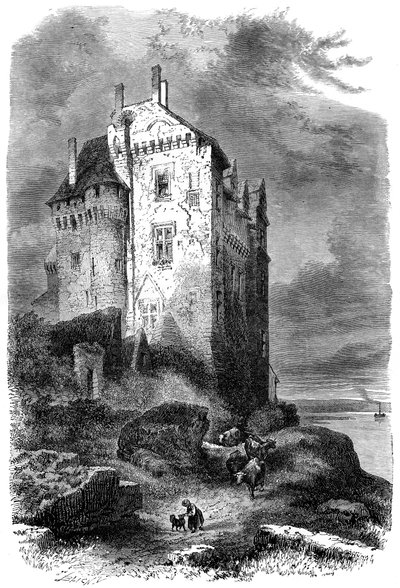 Chateau de Montsoreau, Frankrig, 1400-tallet 1882-1884 af Unbekannt