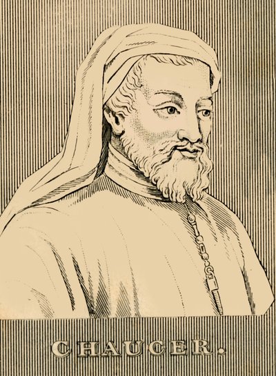 Chaucer, 1343-1400, 1830. af Unbekannt