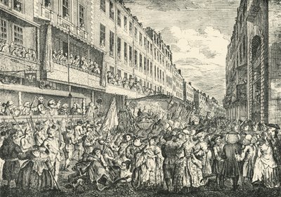 Cheapside på Lord Mayors Day, 1761, 1925. af Unbekannt