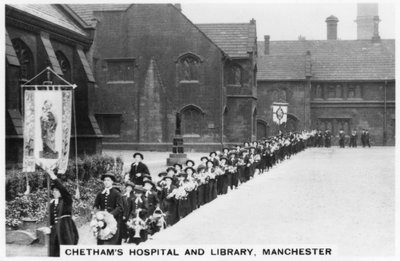 Chethams Hospital and Library, Manchester, 1937 af Unbekannt