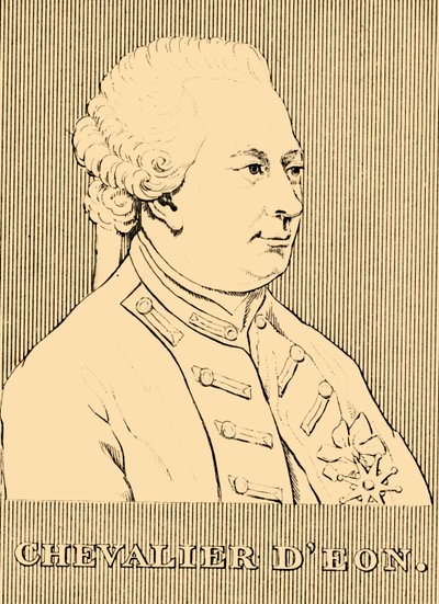 Chevalier DEon, 1728-1810, 1830. af Unbekannt