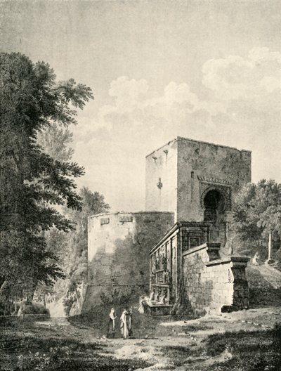 Hovedporten til Alhambra, 1800-tallet, 1907. af Unbekannt
