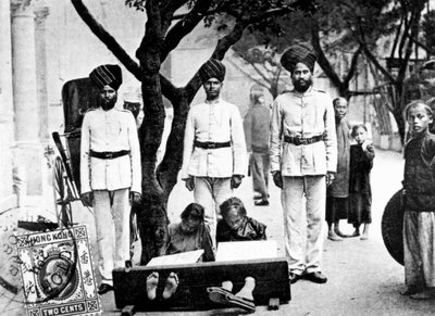 Børn i aktierne, Hong Kong, 1908 af Unbekannt