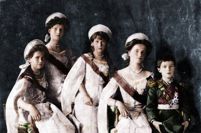 Børn af zar Nicholas II af Rusland, c1910. af Unbekannt