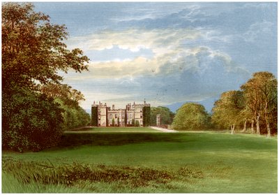Chillingham Castle, Northumberland, hjemsted for jarlen af Tankerville, c1880 af Unbekannt
