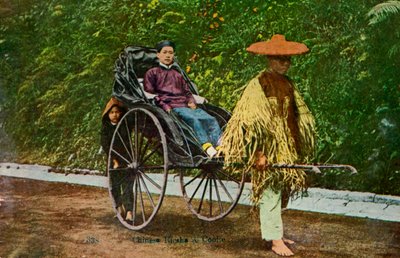 Kinesisk rickshaw, 20. århundrede af Unbekannt