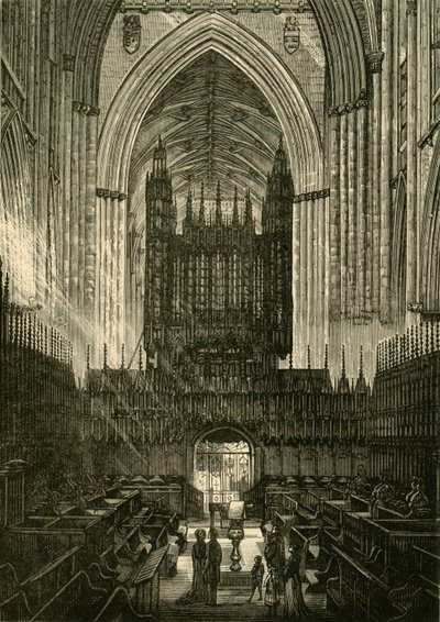 Kor af York Minster, 1898. af Unbekannt