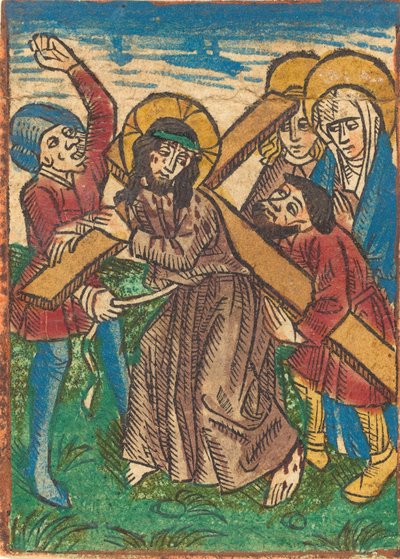 Kristus der bærer korset, ca. 1490. af Unbekannt