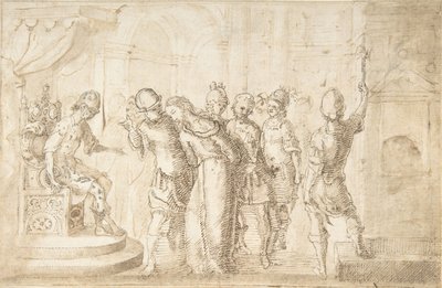 Kristus bragt for Pontius Pilatus, 1600-tallet. af Unbekannt