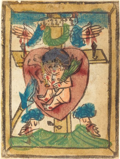 Kristusbarn i det hellige hjerte, 14501470. af Unbekannt