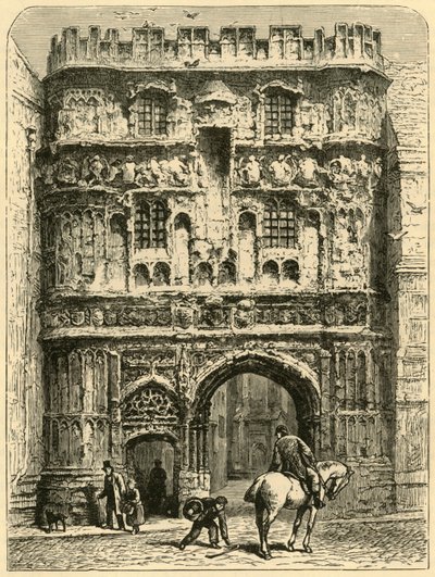 Christ Church Gateway, 1898. af Unbekannt