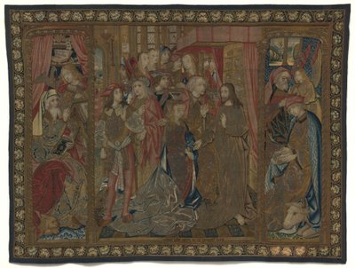 Kristus og kvinden taget i utroskab, ca. 15001599. af Unbekannt