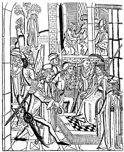 Kristus før Pilatus, 1488 1964 af Unbekannt