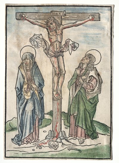 Kristus på korset, 1400-tallet. af Unbekannt