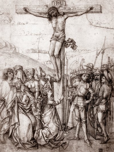 Kristus på korset, c1480 af Unbekannt
