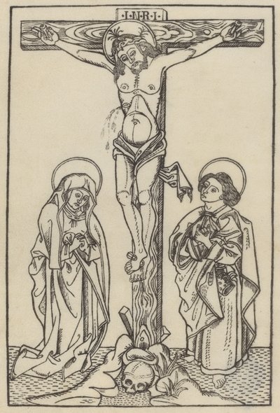Kristus på korset, ca. 14801500. af Unbekannt