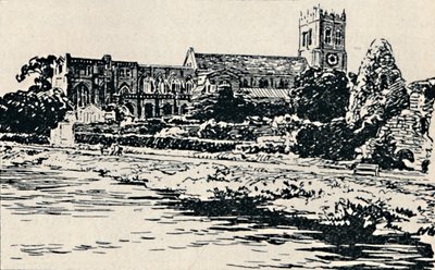 Christchurch Priory, 1929 af Unbekannt