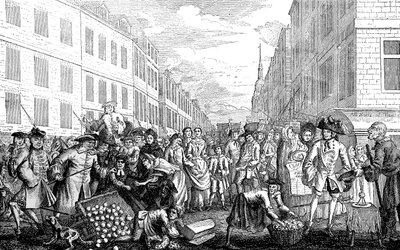 Julegamboller, anden juledag, 1747 af Unbekannt