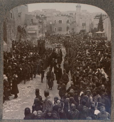 Juleoptog i Betlehem, ca. 1900 af Unbekannt