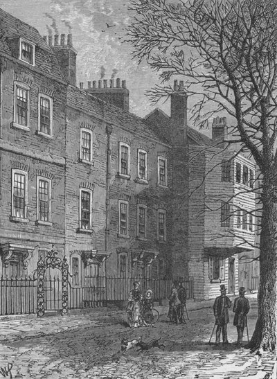 Church Row, Hampstead, 1890 af Unbekannt