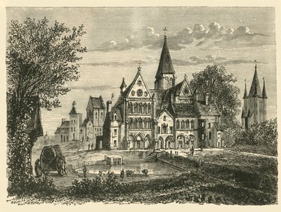 Kirke og tempeltårn, Paris, 1890. af Unbekannt