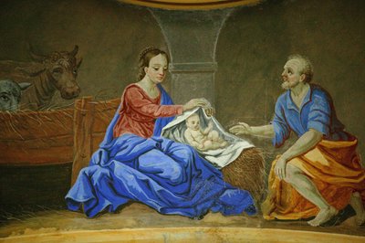 Saint-Nicolas de Veroce-kirken. Fødsel Saint Nicolas de Veroce Frankrig af Unbekannt