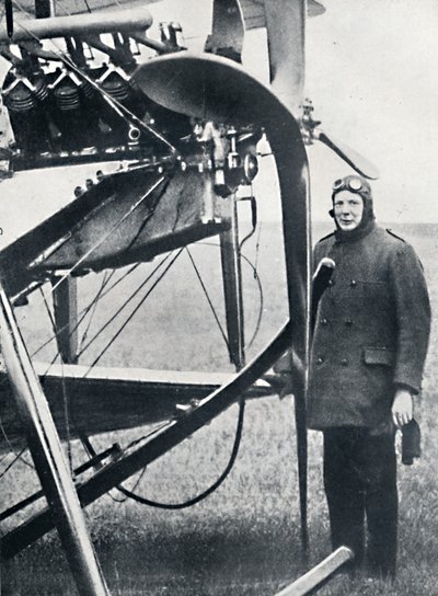 Churchill blev interesseret i fly og forudså de største muligheder, 1914, 1945 af Unbekannt