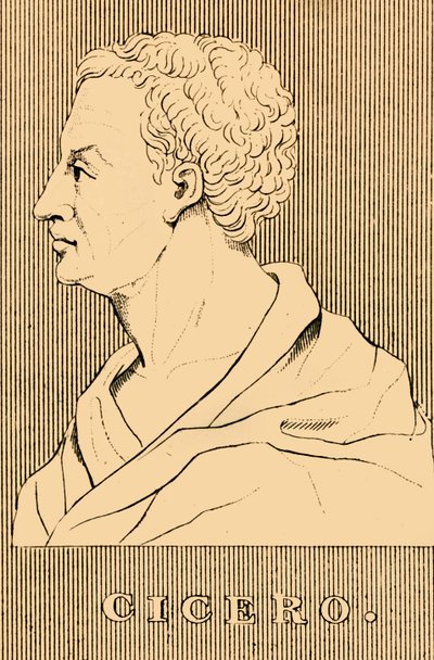 Cicero, 106-43 f.Kr., 1830. af Unbekannt