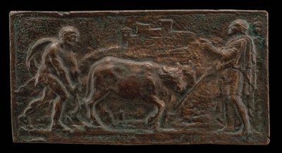 Cincinnatus ved Ploven, slutningen af det 16. århundrede. af Unbekannt