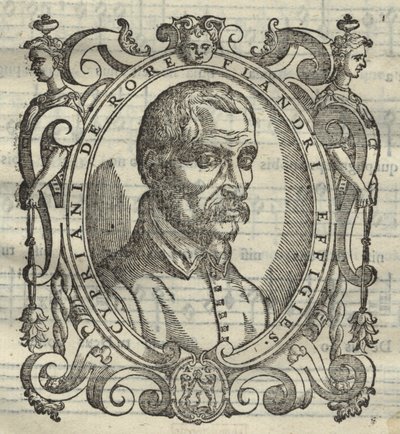 Cipriano de Rore 151516-1565 Fra Cyprian de Rore Sacrae Cantiones, 1584 af Unbekannt