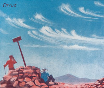 Cirrus - Et dusin af de vigtigste skyformer på himlen, 1935 af Unbekannt
