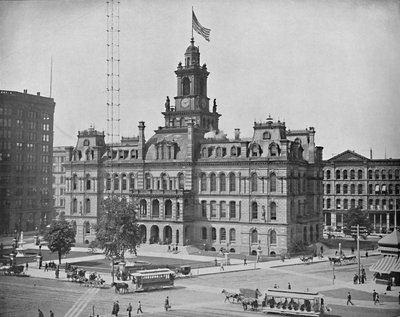 Rådhus, Detroit, Michigan, c1897. af Unbekannt