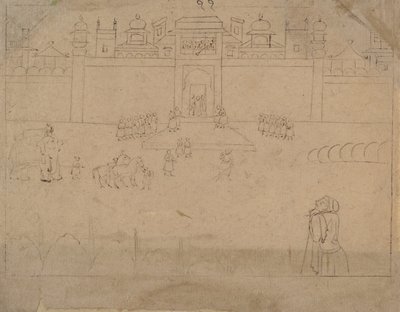 Bybillede, 1800-tallet. af Unbekannt