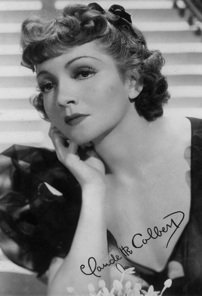 Claudette Colbert, amerikansk skuespillerinde, 20. århundrede af Unbekannt