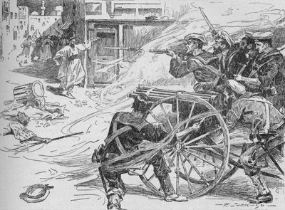 Rydning af gaderne i Alexandria, c1896, 1902 af Unbekannt