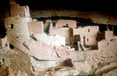 Cliff Palace, indianer, Mesa Verde, Colorado, USA, 12.-13. århundrede af Unbekannt