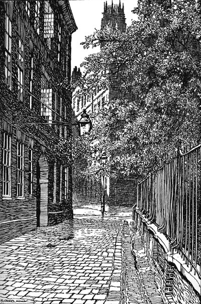 Cliffords Inn, Looking North, 1903 af Unbekannt