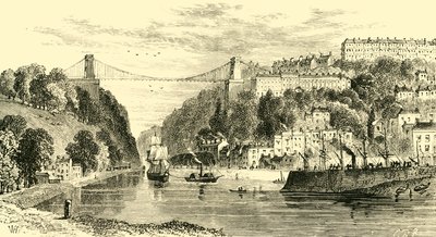 Clifton Suspension-Bridge, 1898. af Unbekannt