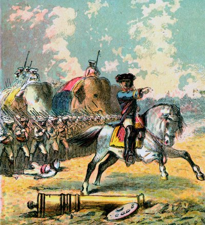 Clives sejre i Indien, c1850