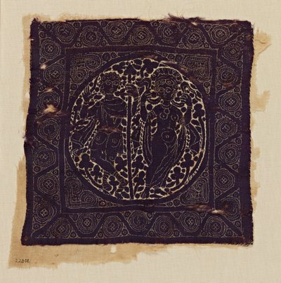 Kludfragment med Venus og Aeneas af Unbekannt
