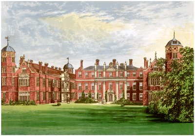 Cobham Hall, Kent, hjemsted for jarlen af Darnley, c1880 af Unbekannt