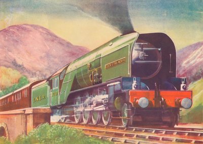 Cock O The North Locomotive, L.N.E.R., i højlandet, 1940 af Unbekannt