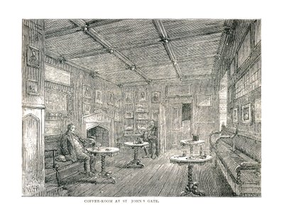 Kaffestue ved St. Johns Gate, 1878 af Unbekannt
