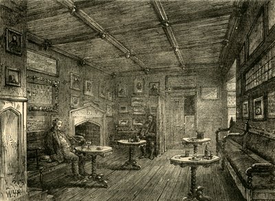 Kaffestue ved St. Johns Gate, c1872. af Unbekannt