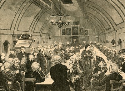 Cogers Hall, fra et gammelt tryk, 1897. af Unbekannt