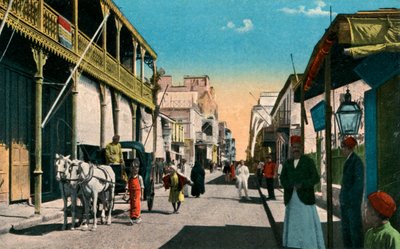 Colmar Street, Suez, Egypten, 20. århundrede af Unbekannt