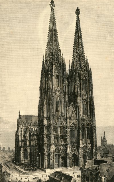 Kölner Domkirke, 1890. af Unbekannt