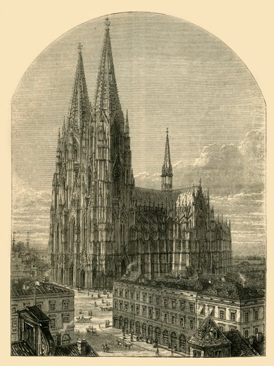 Kölner Domkirke færdiggjort, 1881. af Unbekannt