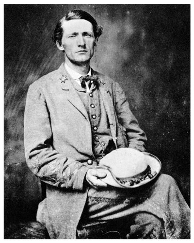 Oberst John Singleton Mosby, amerikansk konfødereret soldat, 1860